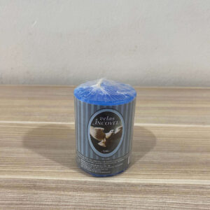 VELA VOTIVA 124 GR AZUL