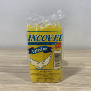 VELA MAÇO 15 GR AMARELO