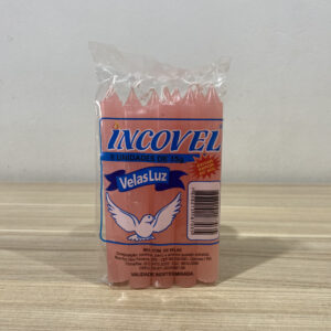 VELA MAÇO 15 GR ROSA