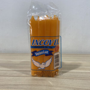 VELA MAÇO 18 GR LARANJA