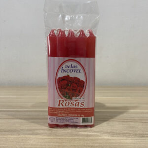 VELA MAÇO 18 GR ROSAS VERMELHAS