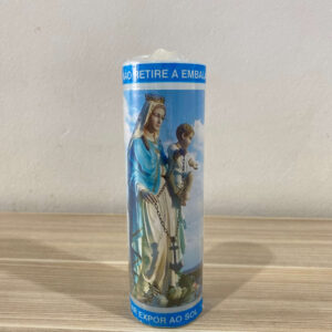 VELA VOTIVA 275 GR NOSSA SENHORA DOS NAVEGANTES