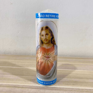 VELA VOTIVA 275 GR SAGRADO CORAÇÃO DE JESUS