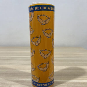 VELA VOTIVA 275 GR LARANJA