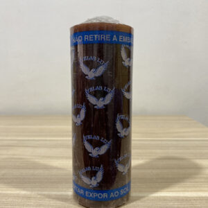 VELA VOTIVA 340 GR MARRON